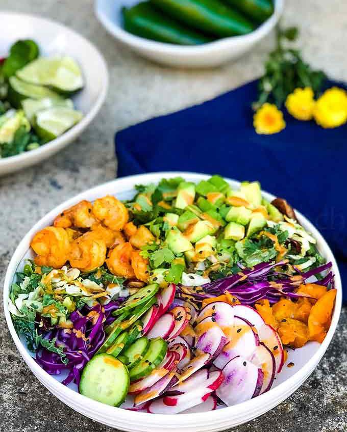 Buddha Bowl with Shrimp