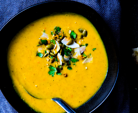 Curried Butternut Squash Soup