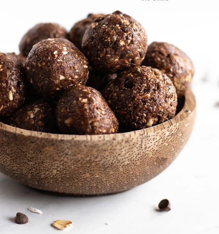 No Bake Low FODMAP Peanut Butter Brownie Bites