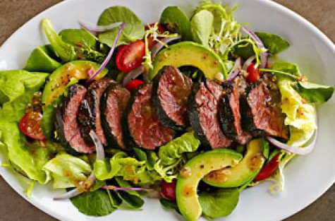 Steak Salad with Veggies