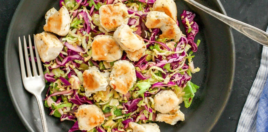 Broccoli Slaw with Chicken