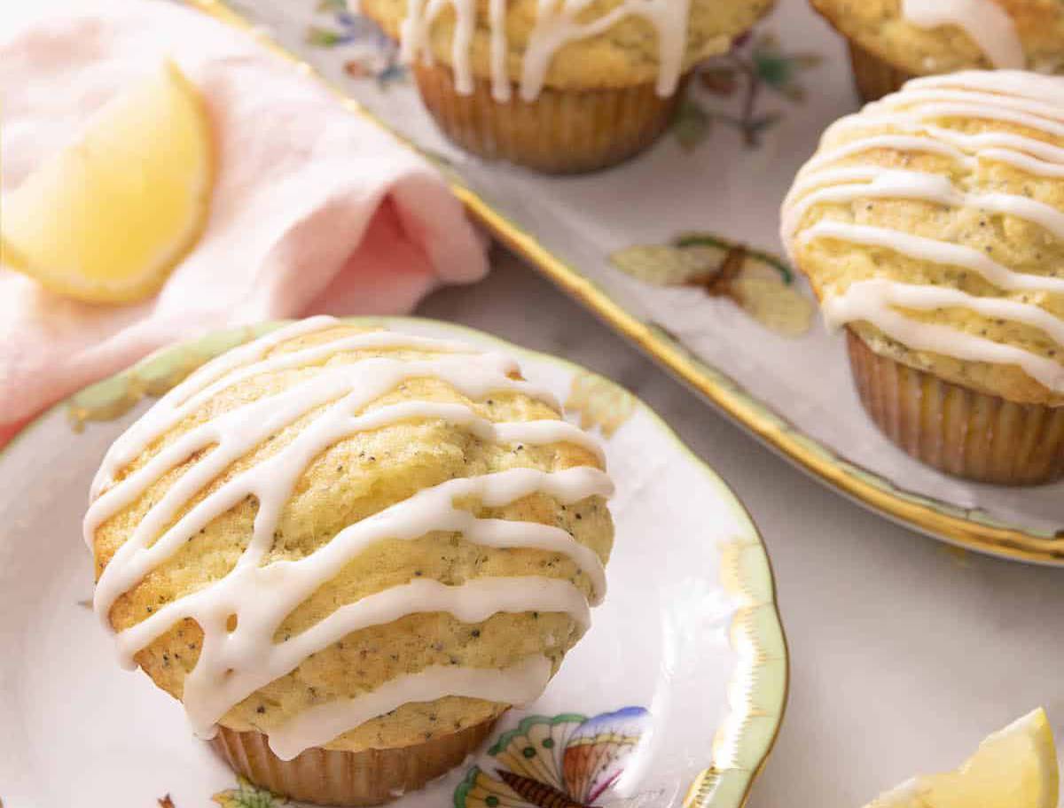Healthy Lemon Poppy Seed Muffins