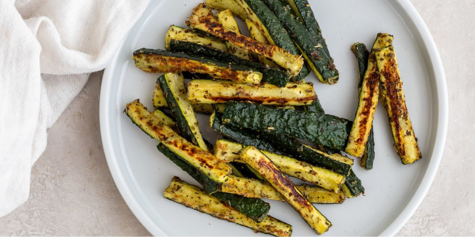 Roasted Zucchini Fries side