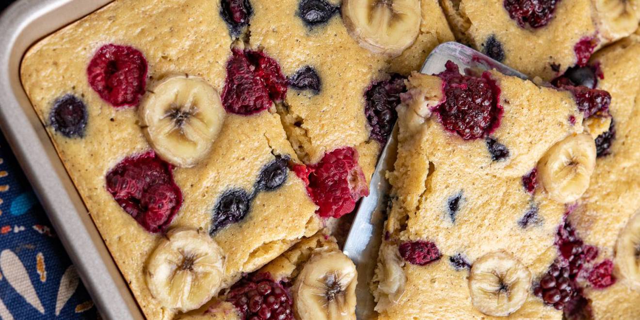 Easy Sheet Pan Oat Pancakes