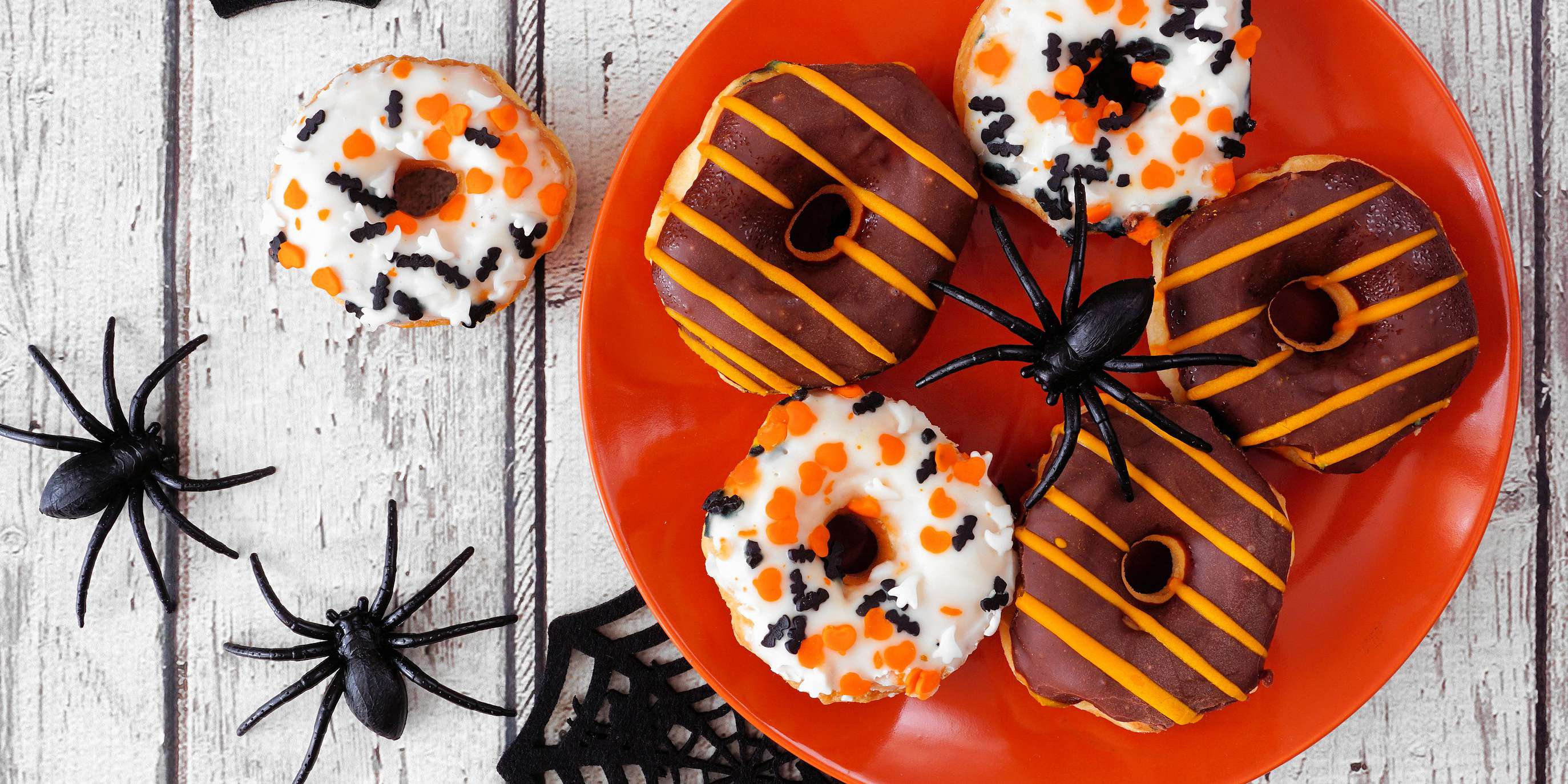 Spooky Spider Halloween Donuts