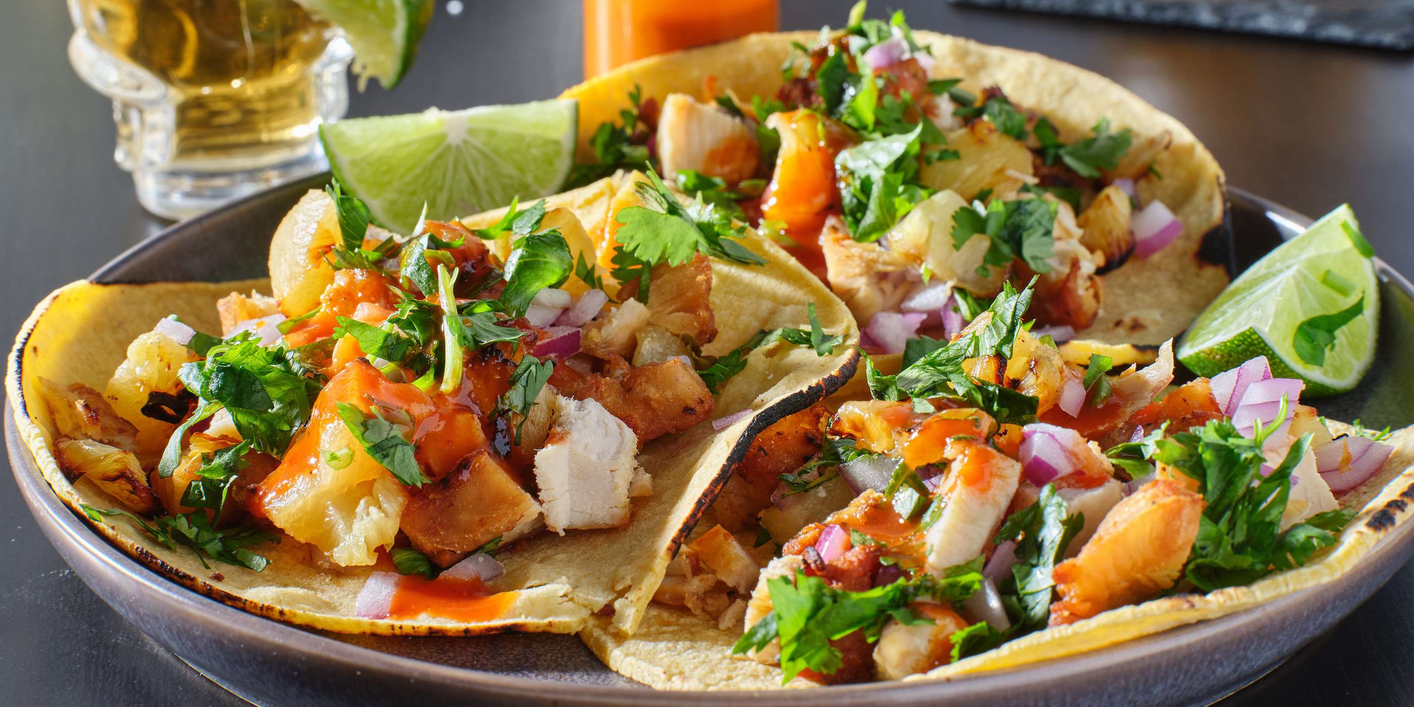 Shrimp Tacos with Pineapple Salsa