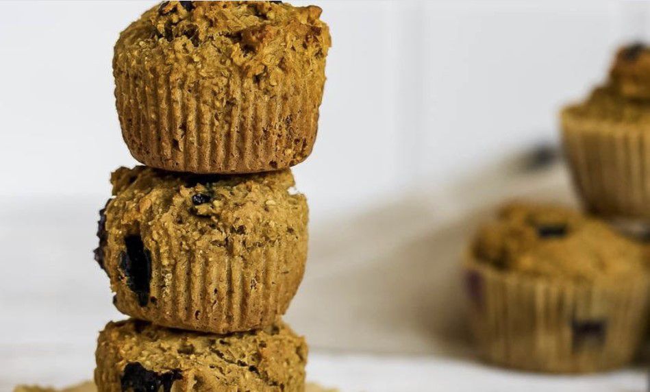 Blueberry Oat Bran Muffins