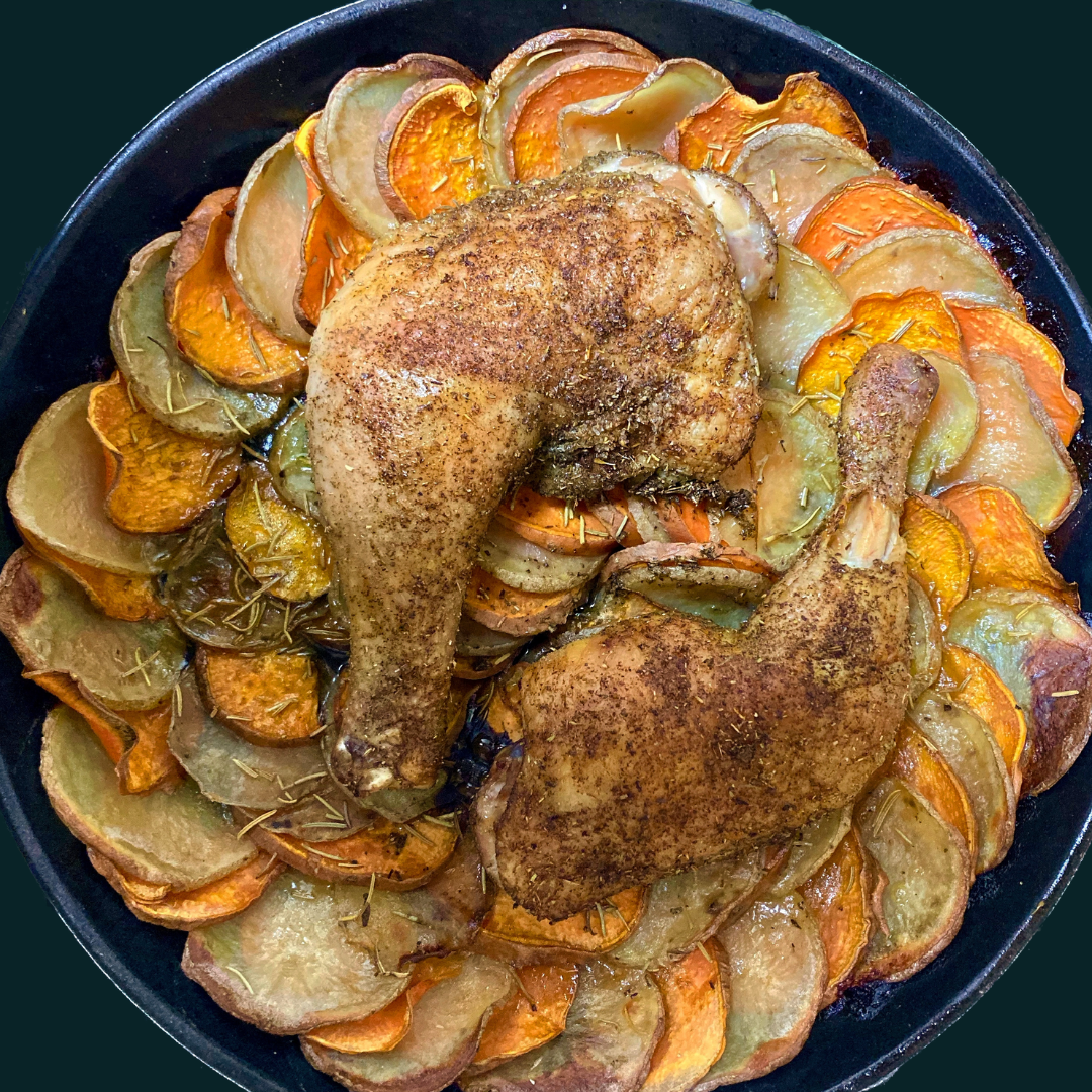 Cast-Iron Weeknight Chicken and Potatoes