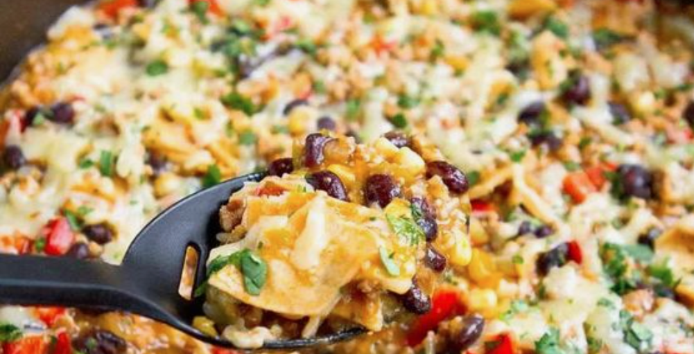 Ground Turkey Enchilada Skillet Meal