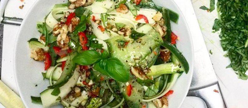 Zucchini Ribbon Salad