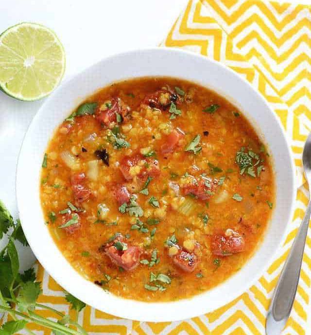 Mexican Red Lentil Stew