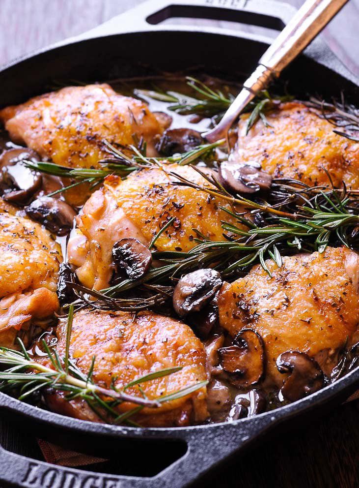 Spicy Balsamic Marinated Chicken Thighs