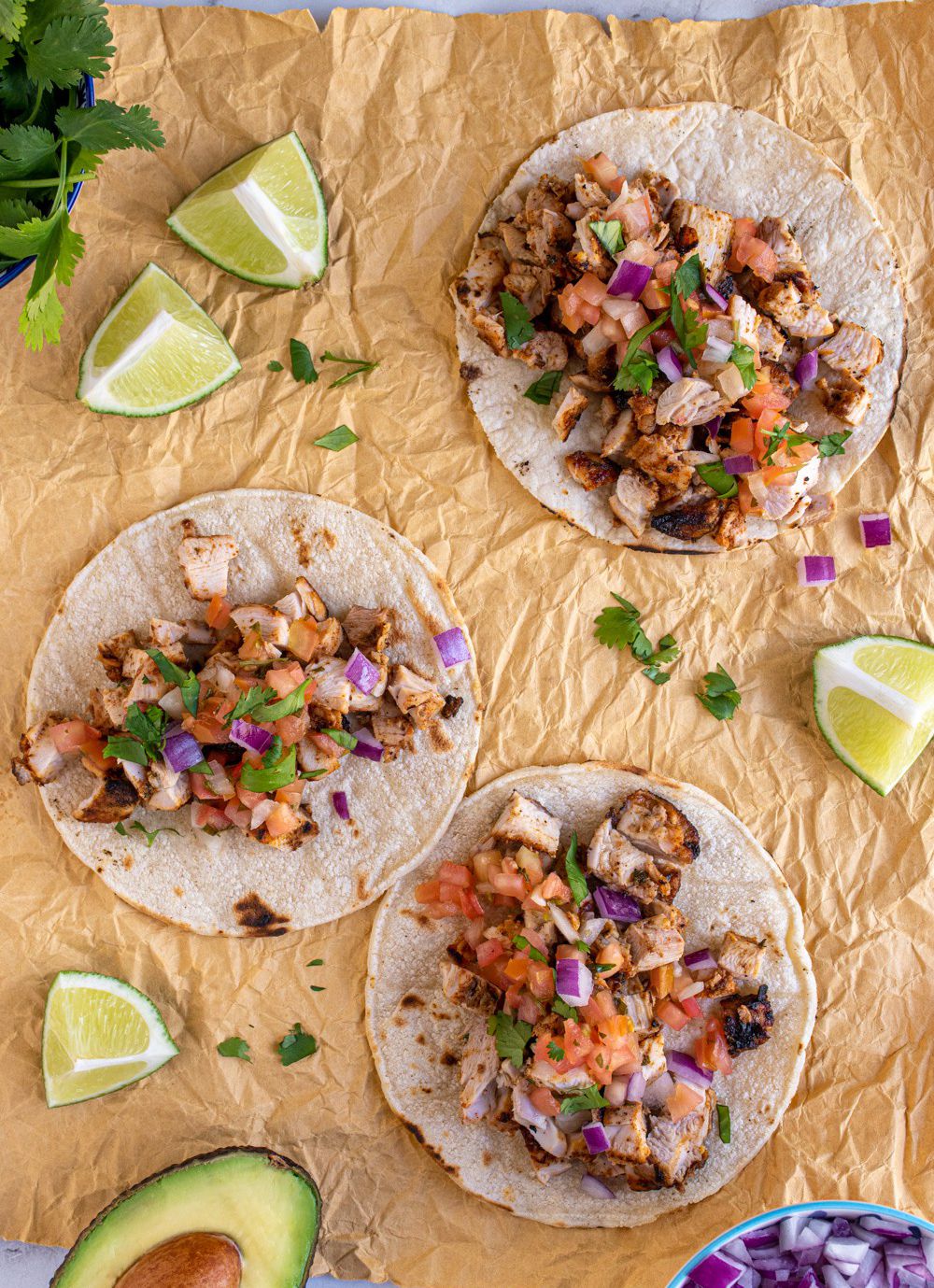 Crock Pot Chicken & Black Bean Tacos