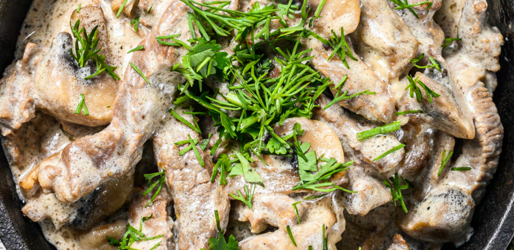 Beef Stroganoff with Brocoli
