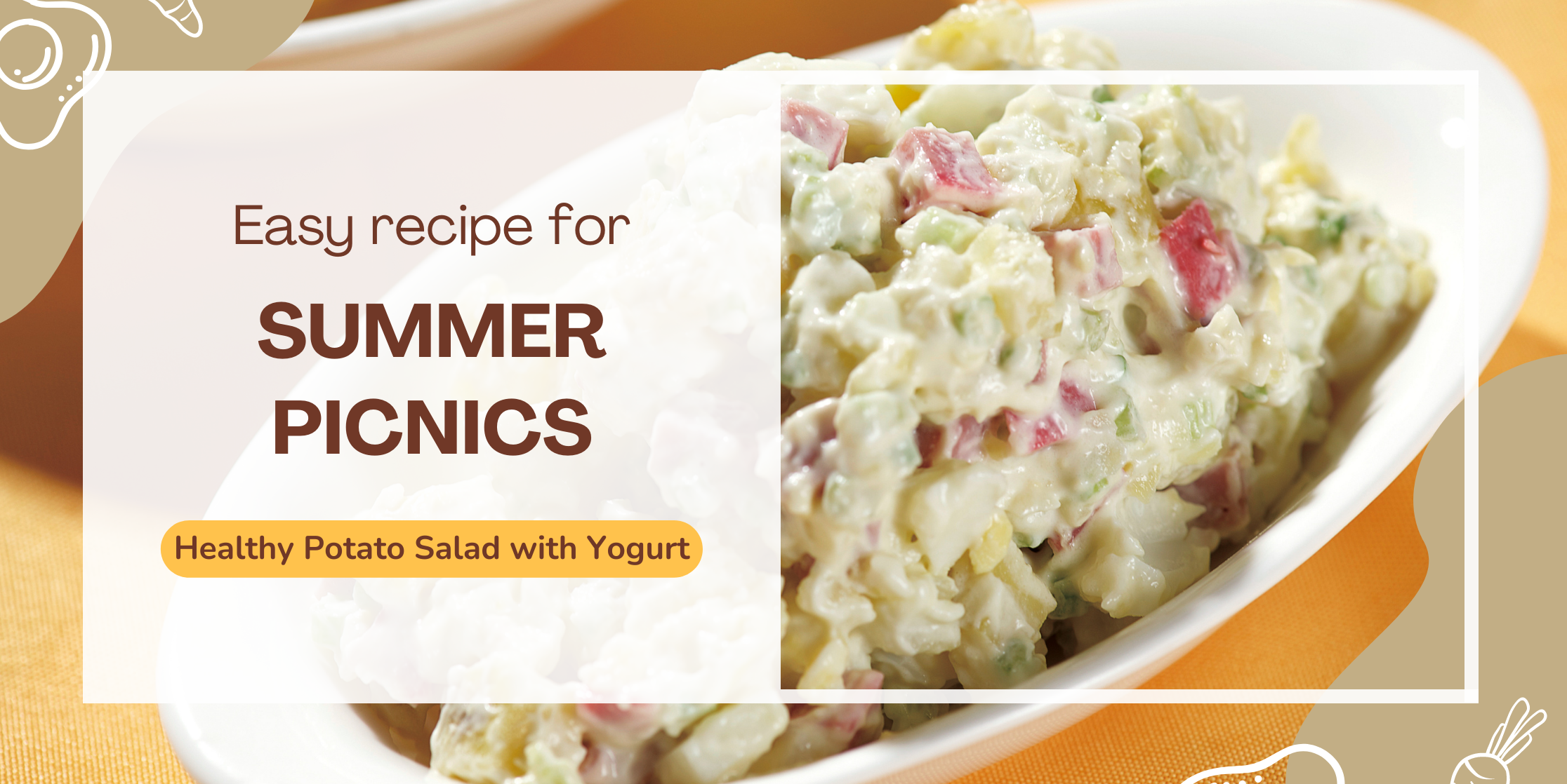 Healthy Potato Salad with Yogurt