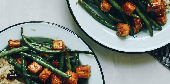 Almond Butter Tofu Stir-Fry