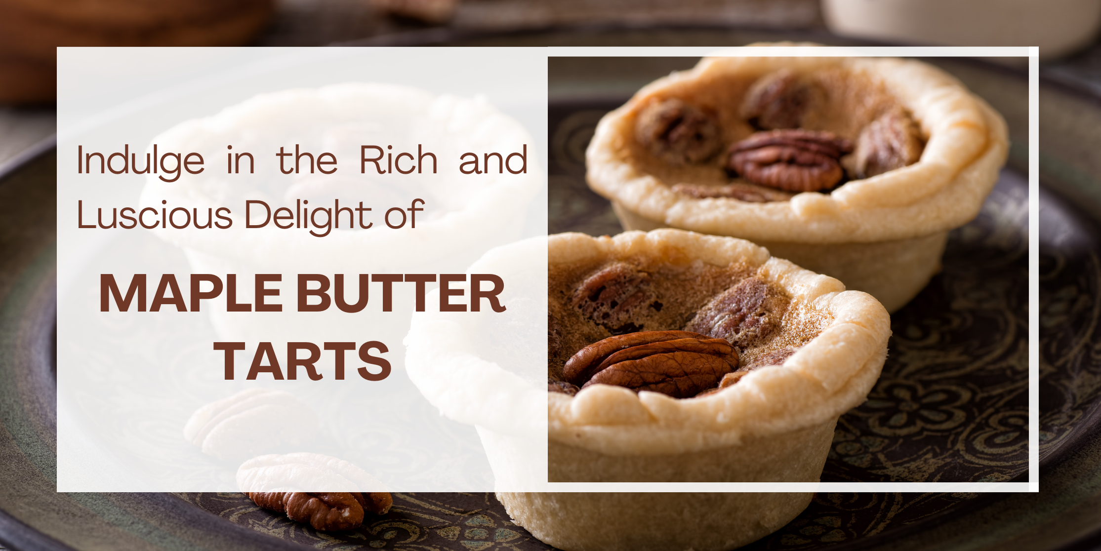Maple Butter Tart Yogurt Cups