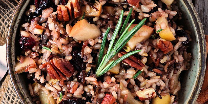 Instant Pot Wild Rice Cranberry Stuffing