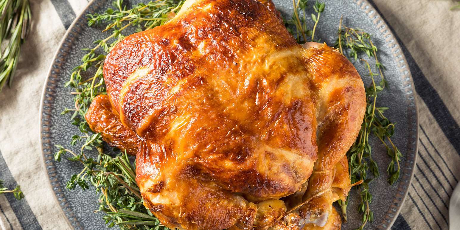 Air Fryer Crispy Whole Chicken