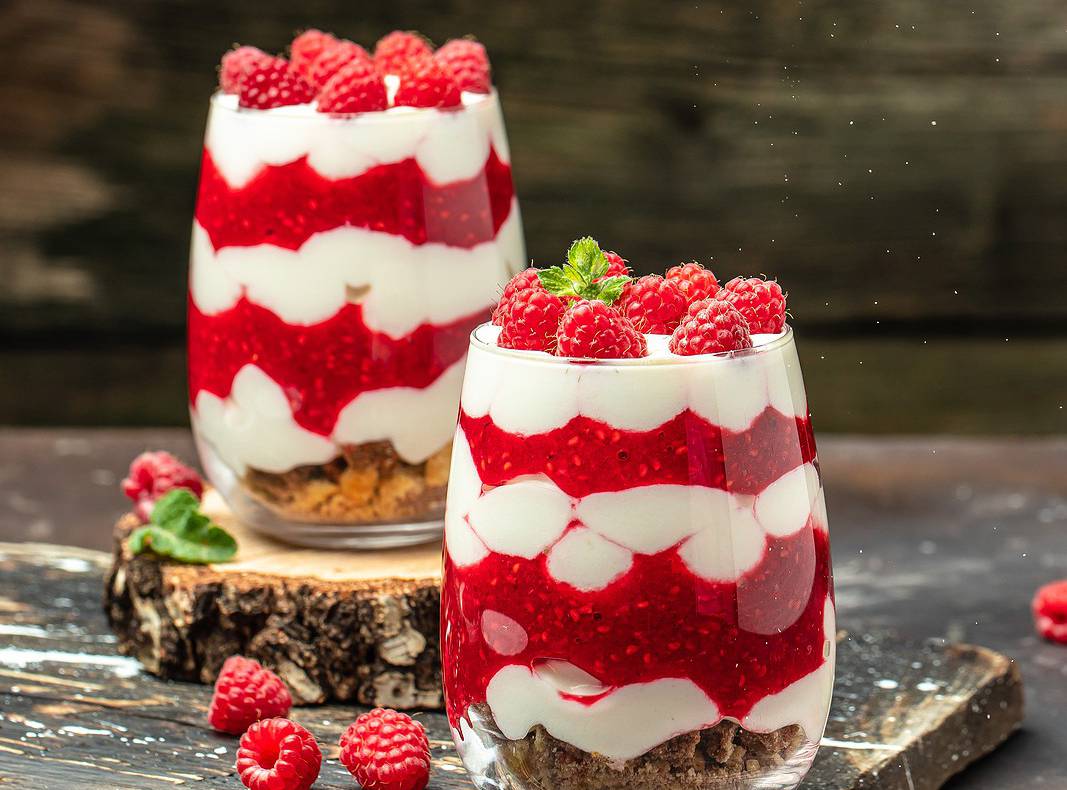 Low-carb trifle