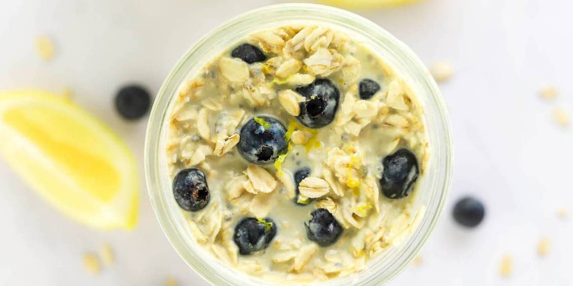 Blueberry Lemon Overnight Oats