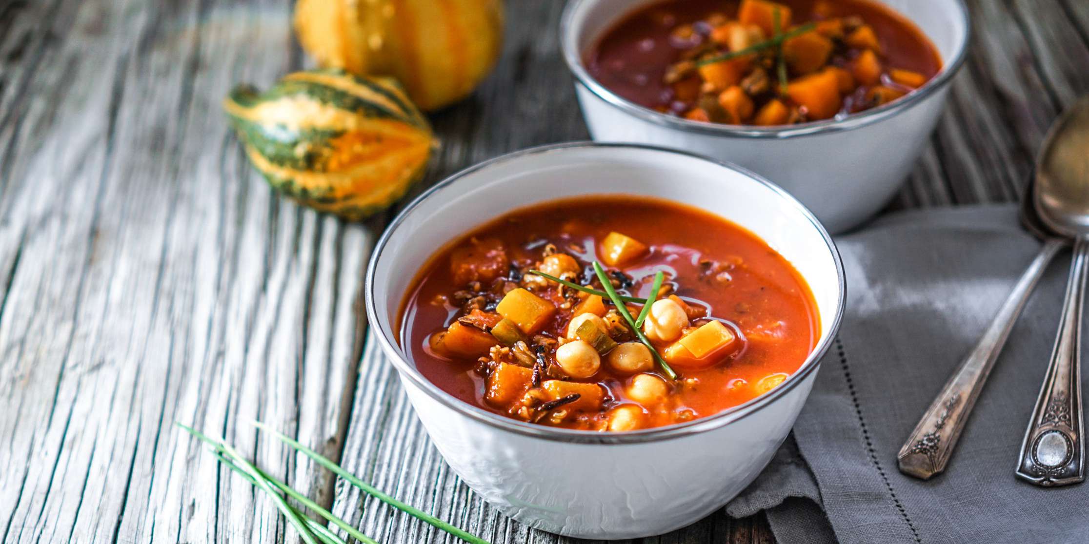 Slow Cooker Summer Vegetable Soup with Rice