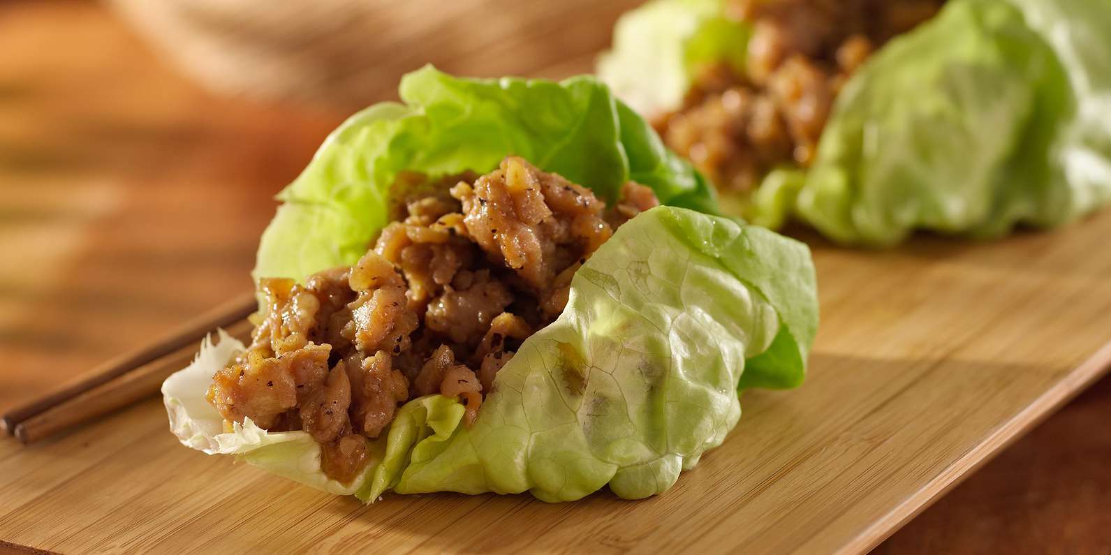 Cajun Chicken Salad Lettuce Wraps