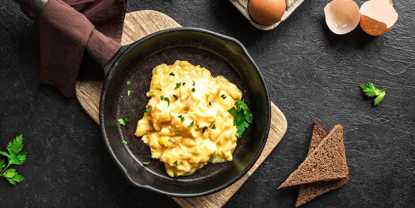 Cheddar Scrambled Eggs for Stroke Recovery