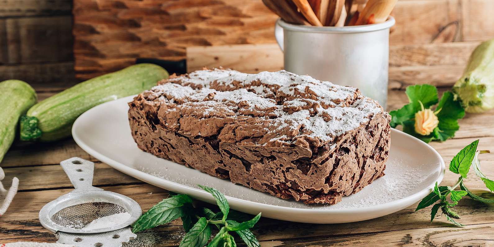 Whole Wheat Chocolate Zucchini Loaf