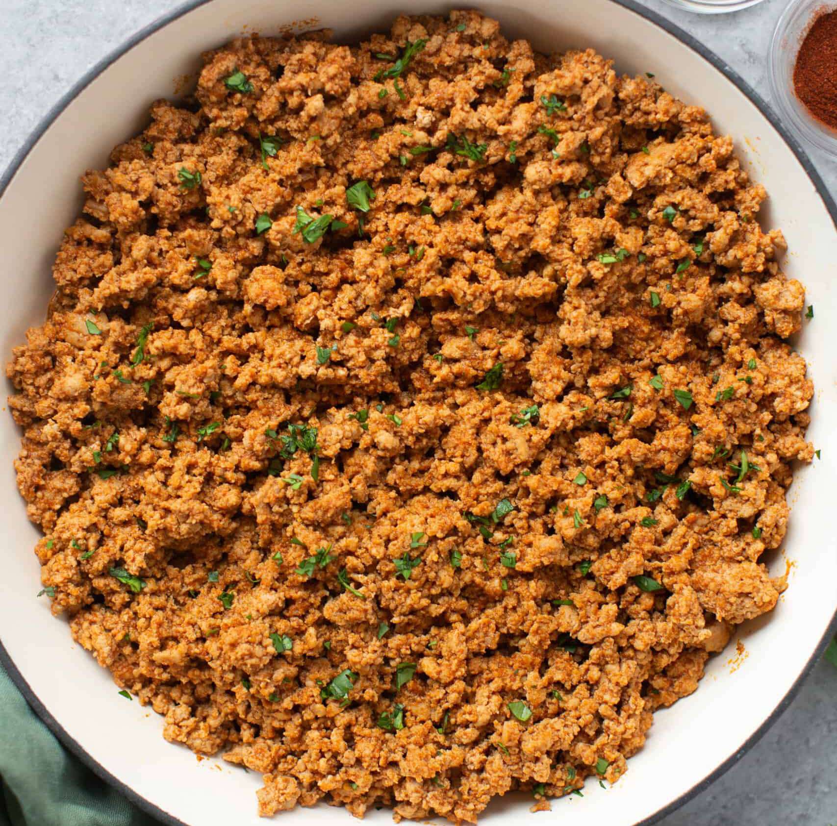 Ground Turkey with Taco Seasoning