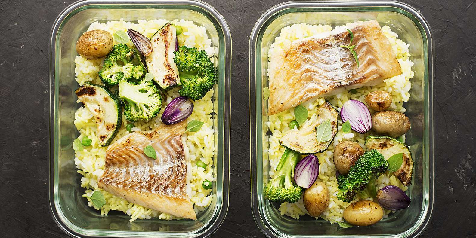 Quick Cod Fish, Rice, and Veggies