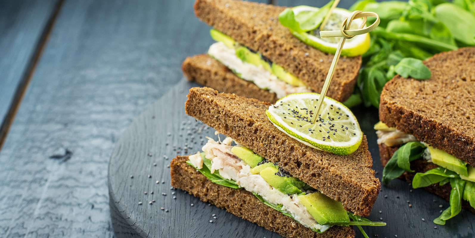 Avocado Chicken Salad Sandwich