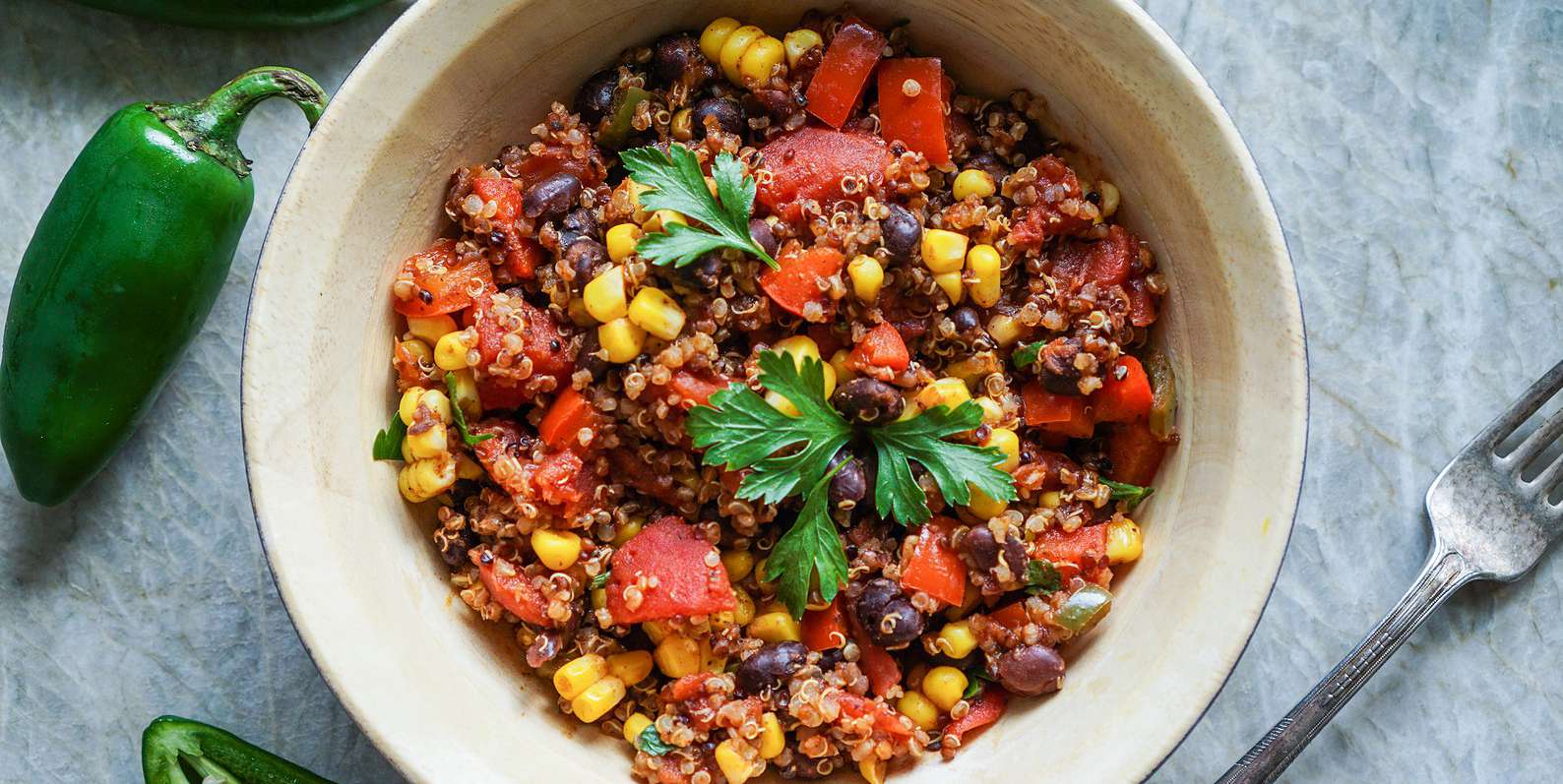 Mexican Fried Brown Rice