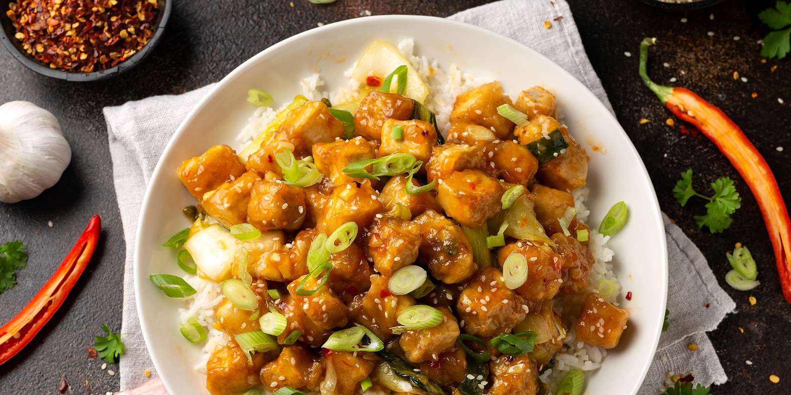 Sticky Tofu Nourish Bowl