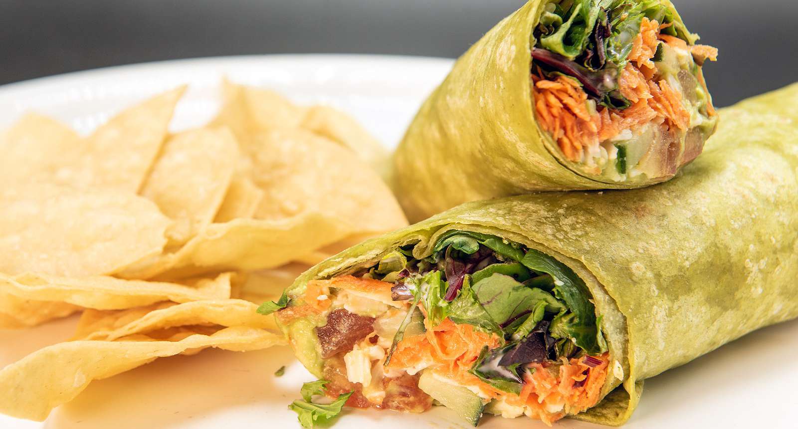 Low FODMAP Veggie Wrap