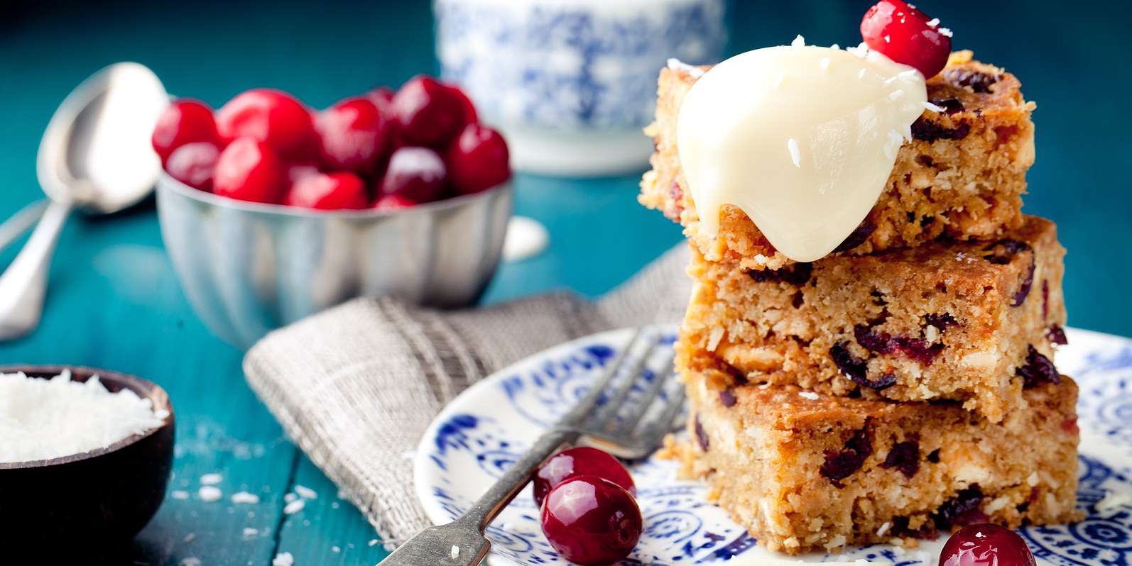 Chocolate Cranberry Muesli Squares