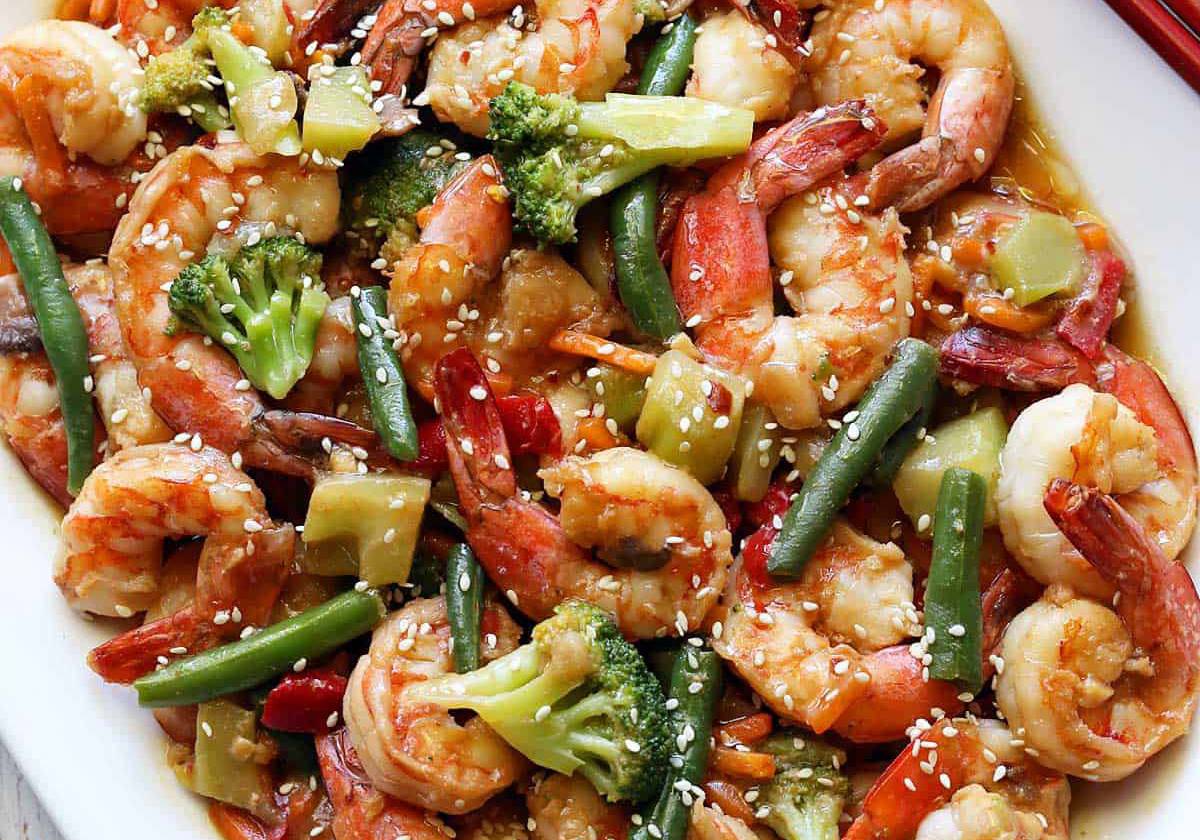 Garlic Shrimp Stir Fry