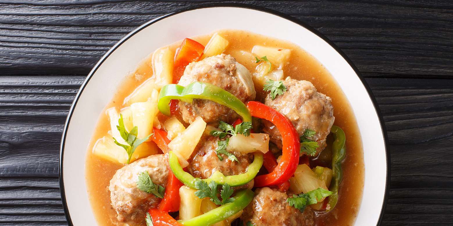 Slow Cooker Sweet and Sour Meatballs