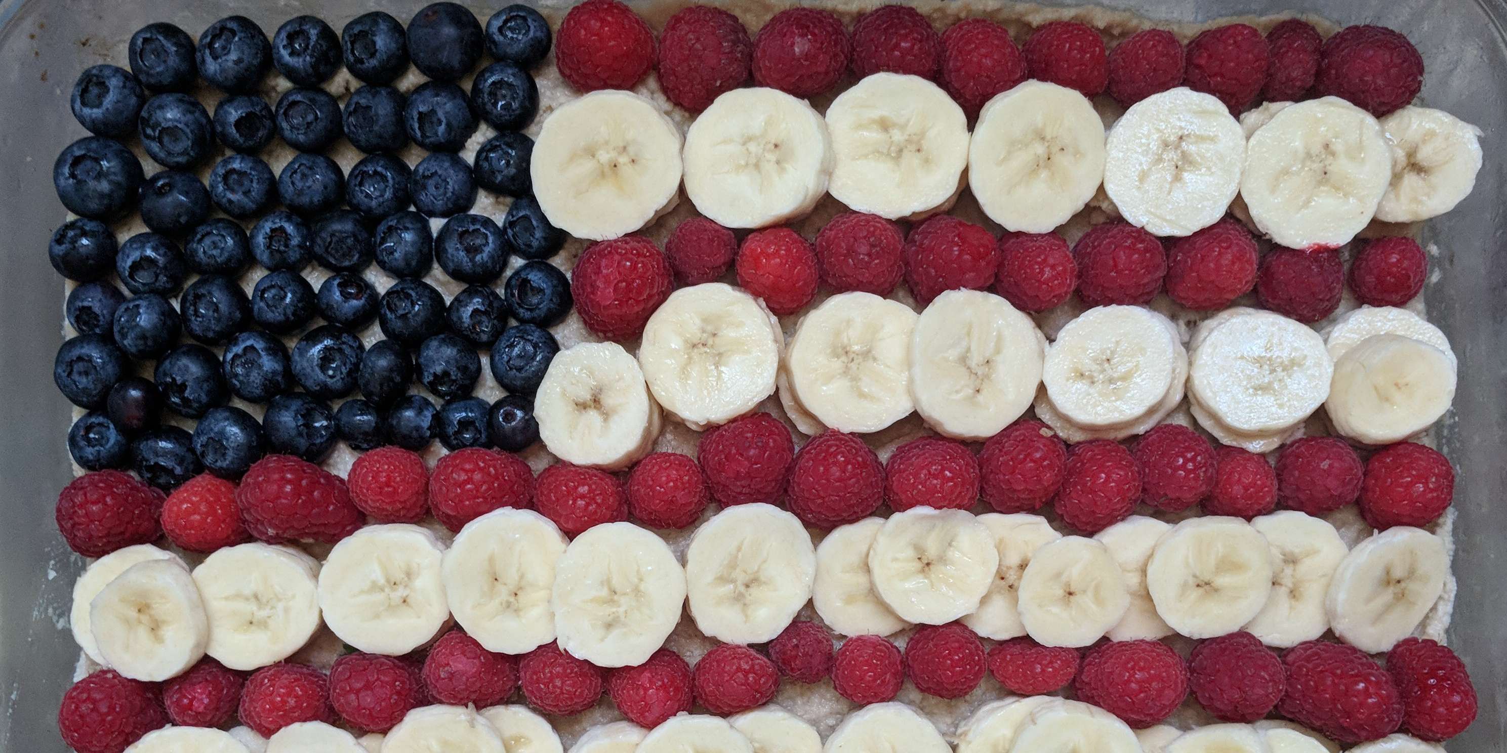 American Flag Fruit Pie