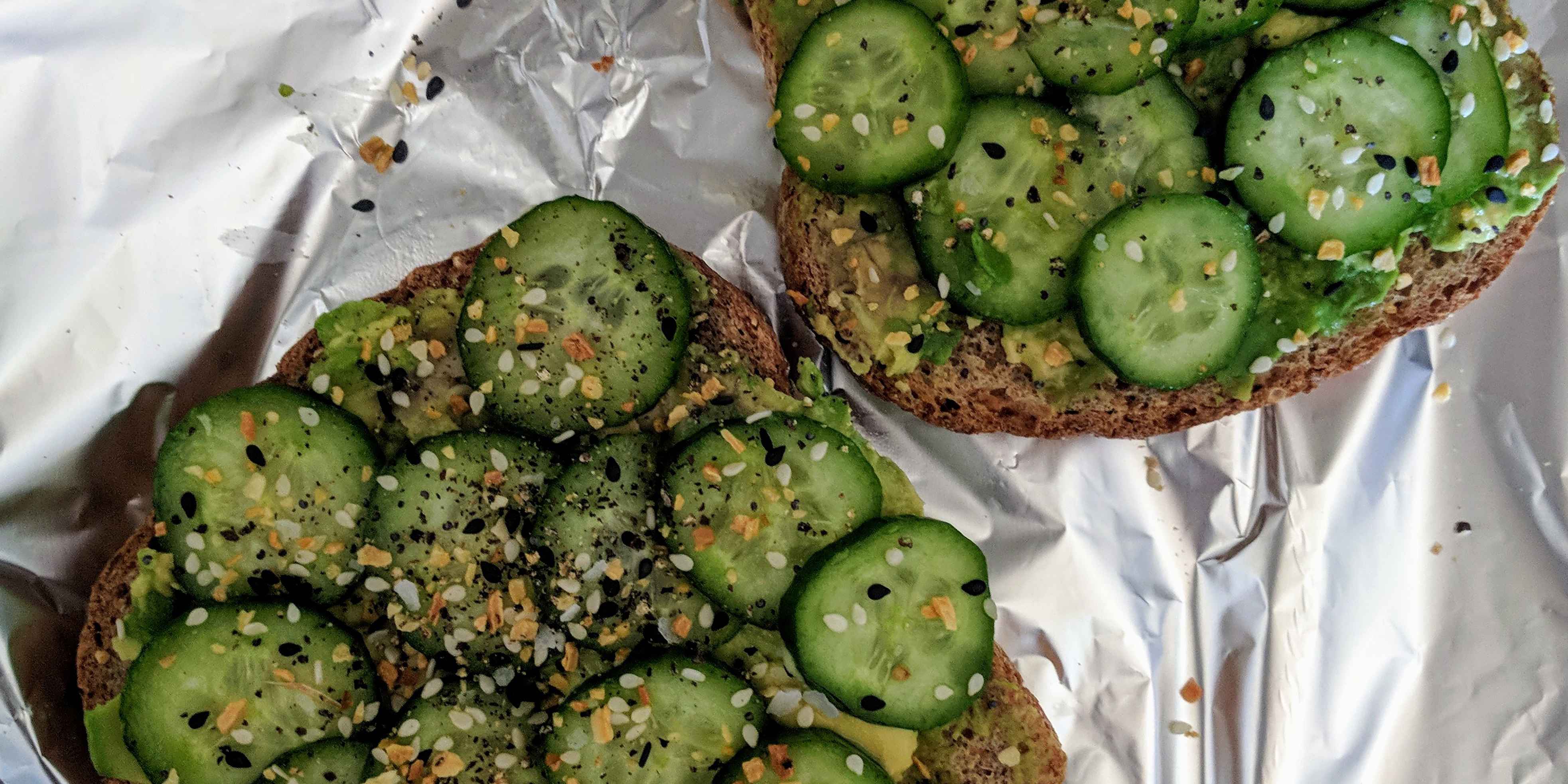 CUCUMBER AVOCADO TOAST