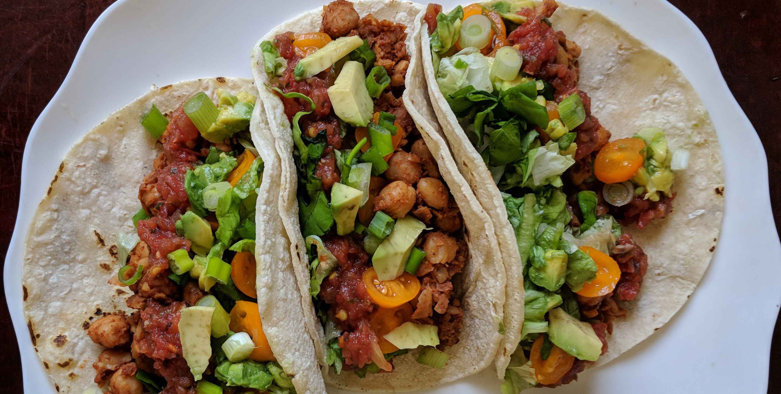 CHICKPEA TACOS