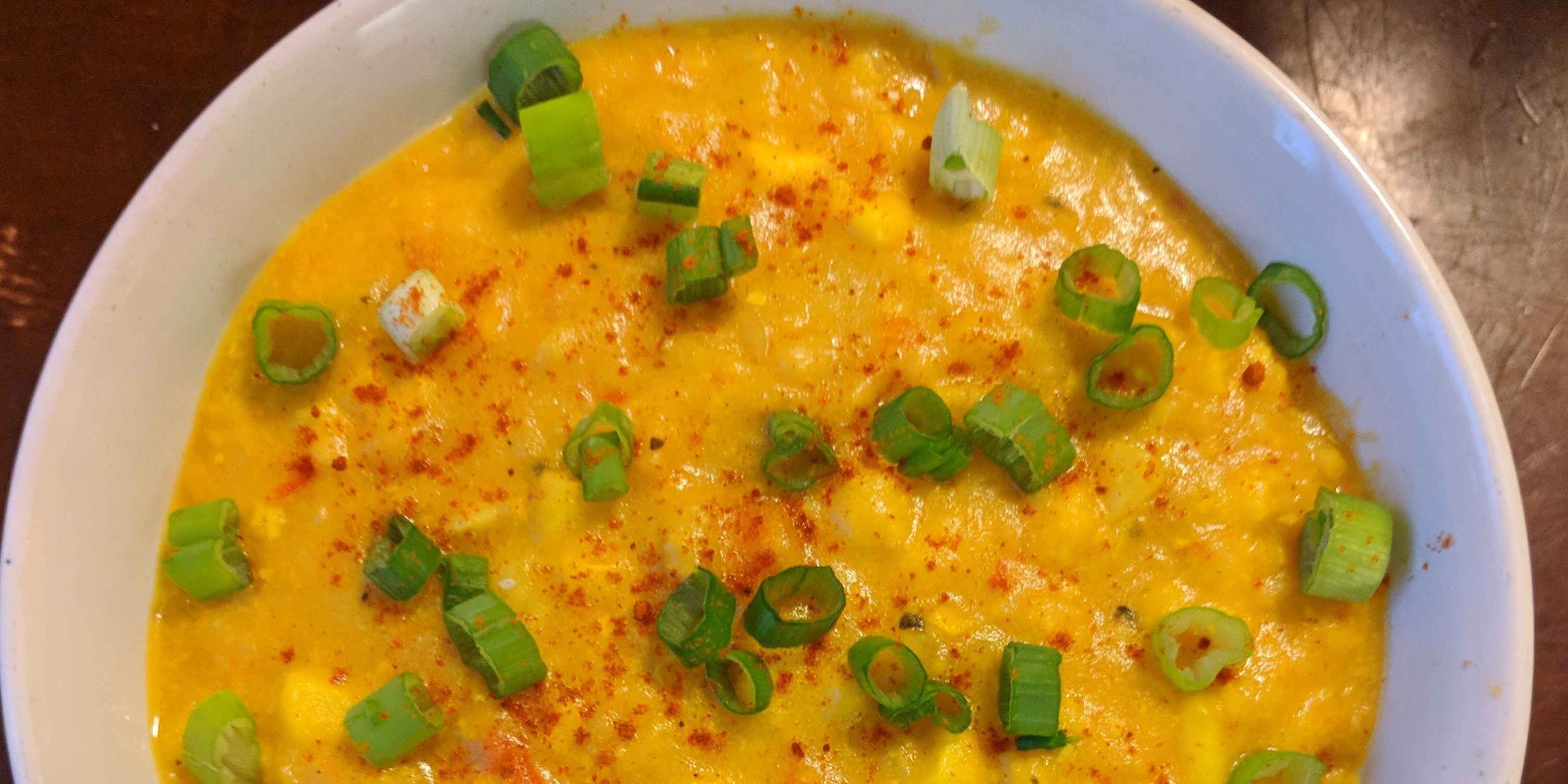 RED PEPPER N' CORN CHOWDER