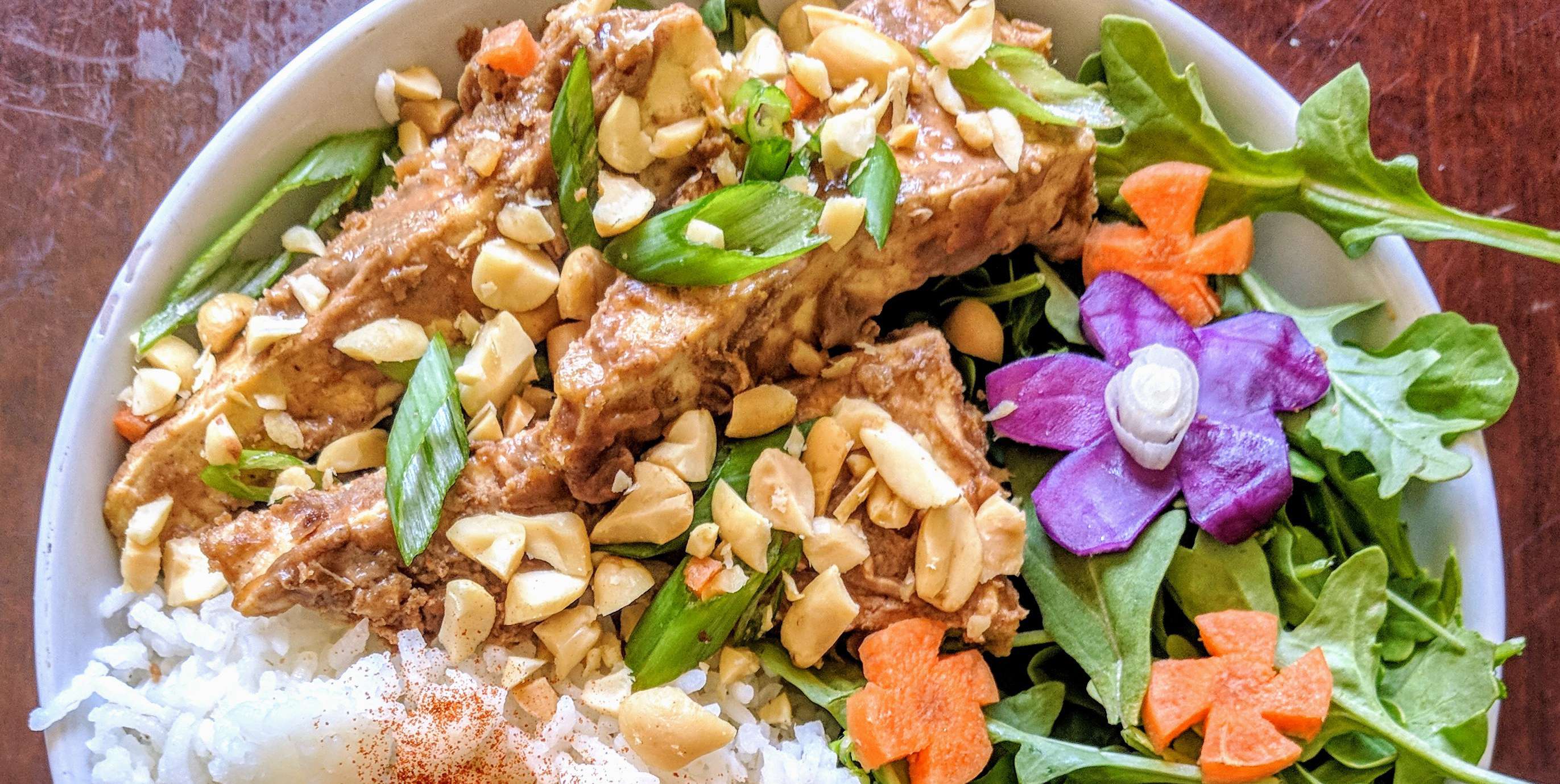 Peanut Butter Tofu Bowl