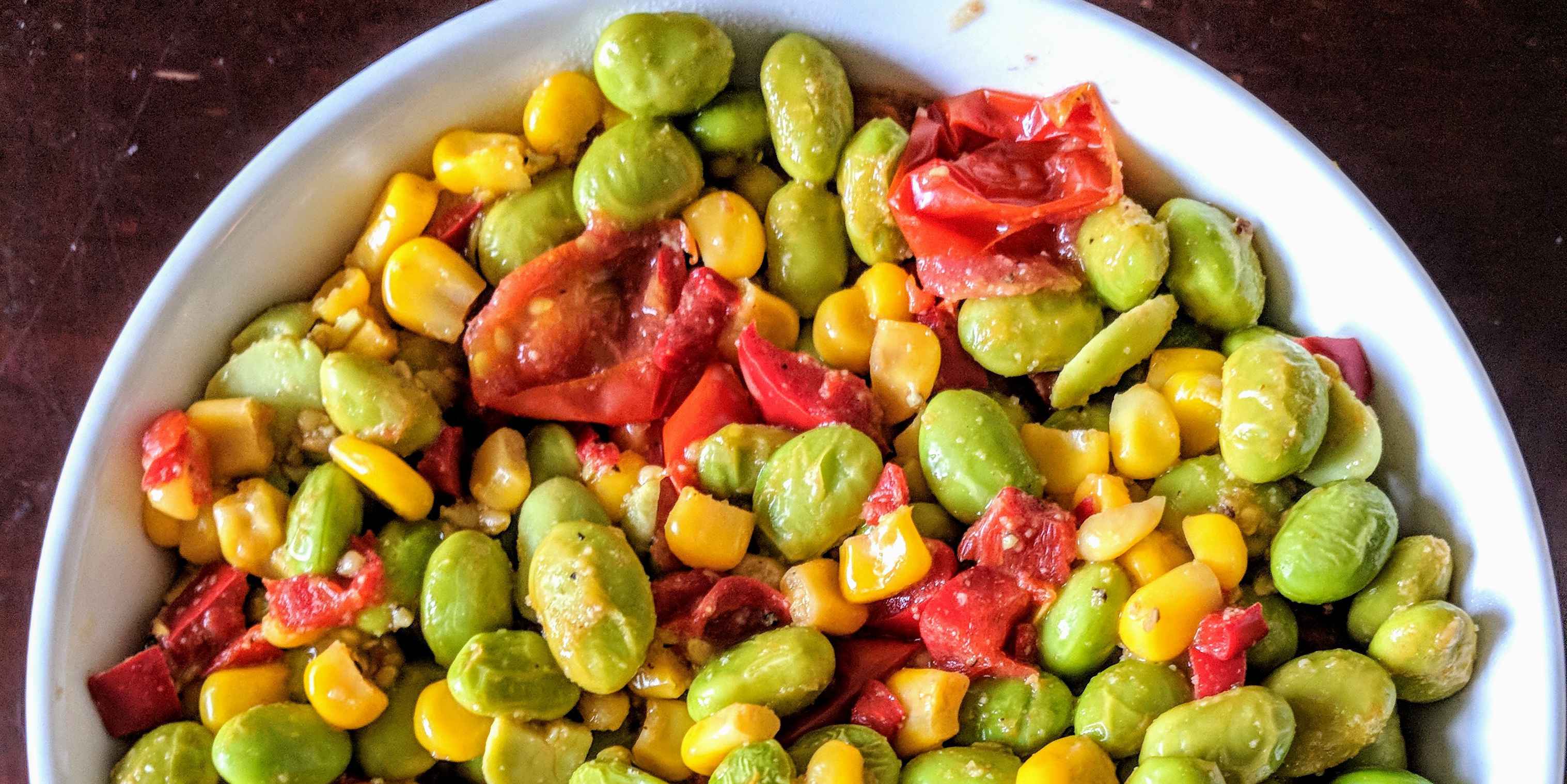 Edamame Succotash