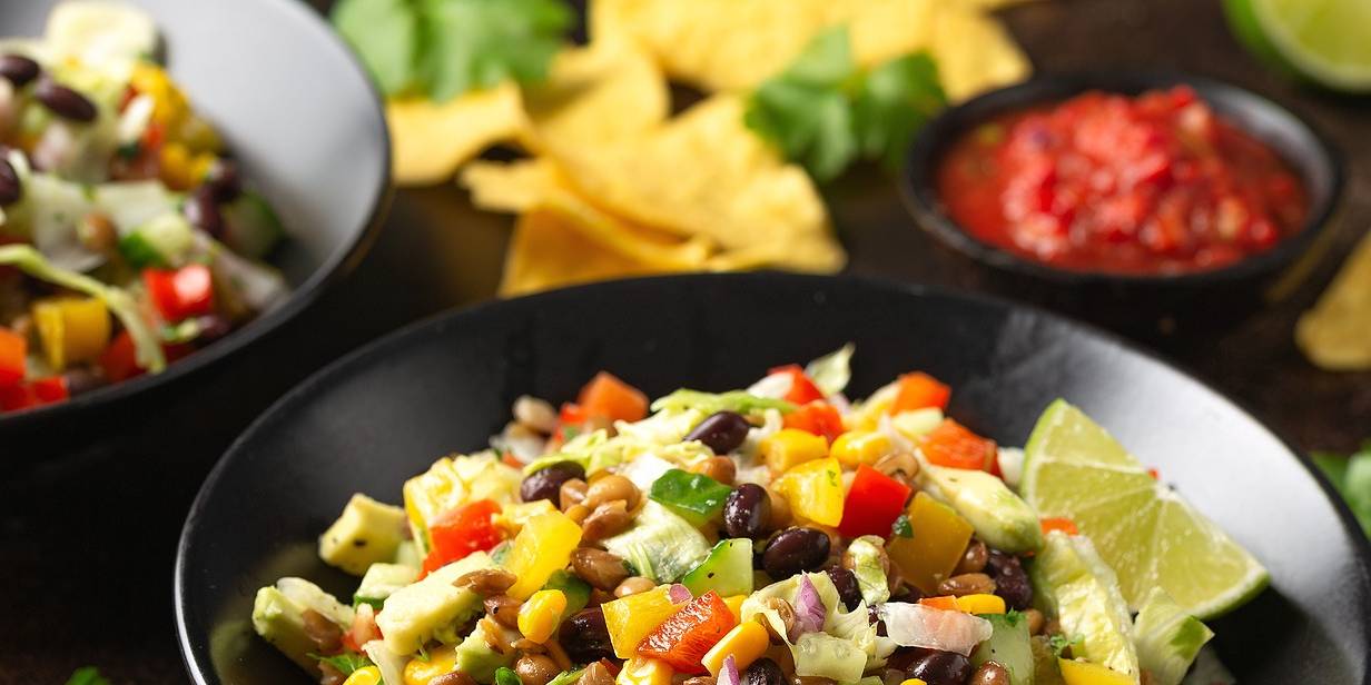 Low FODMAP Tortilla Salad Bowl