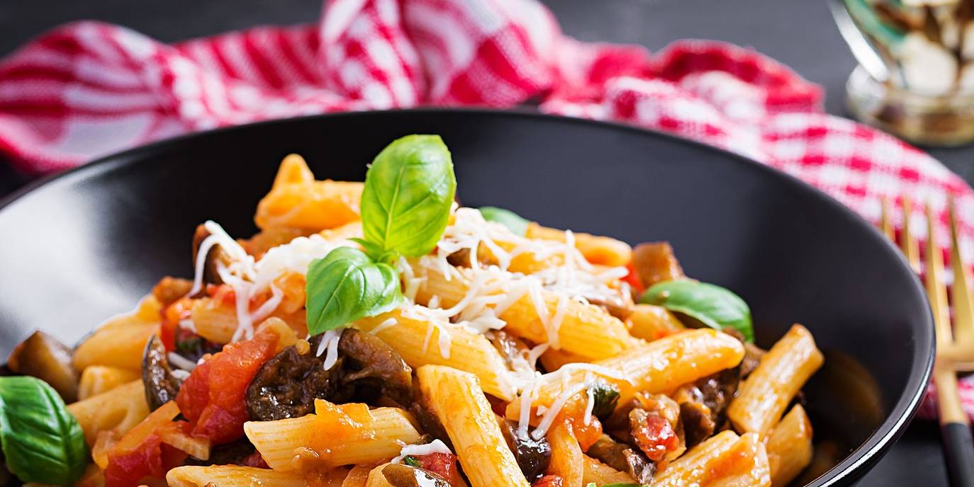 Quick & Easy Eggplant Zucchini Tomato Pasta Sauce
