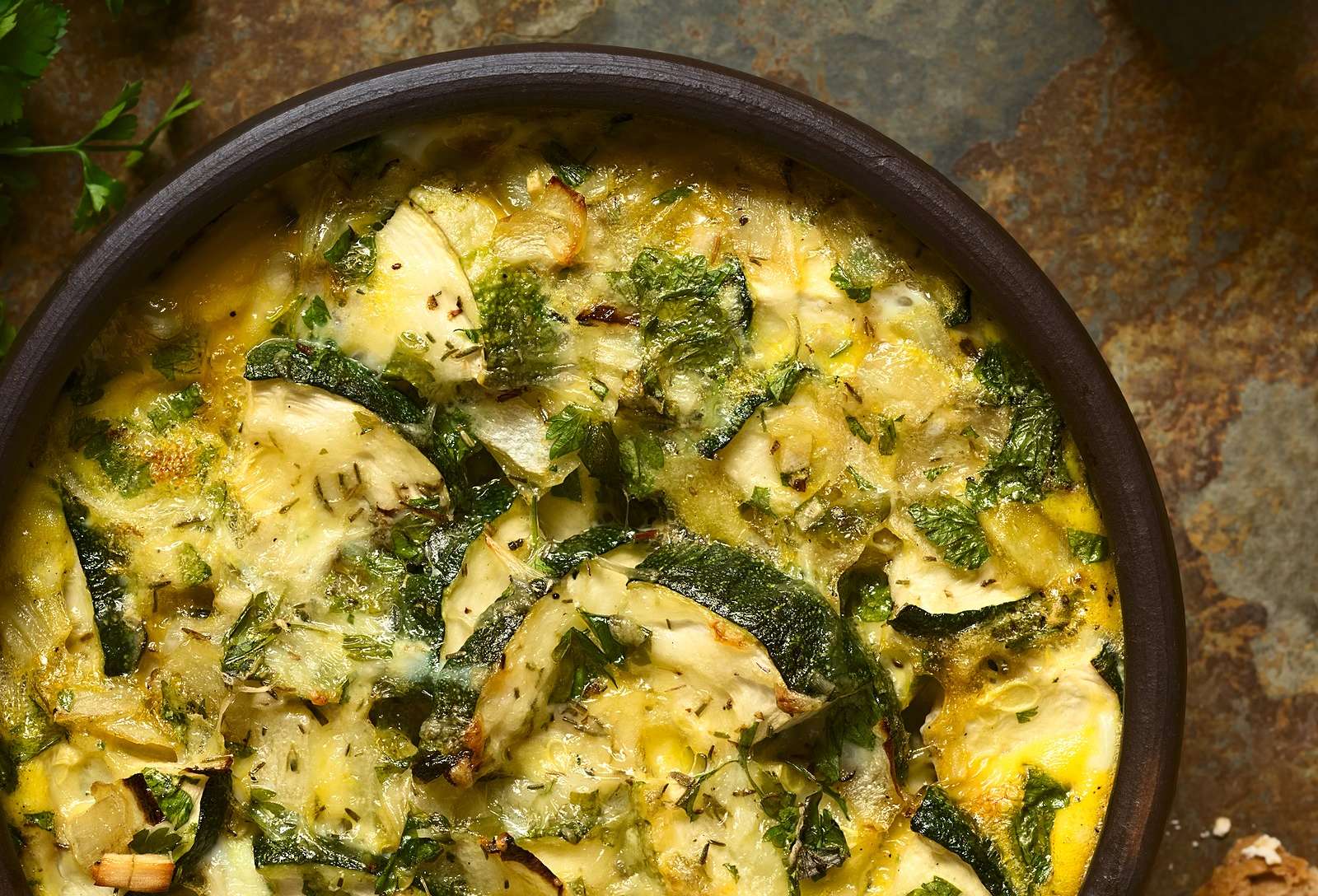 Middle Eastern Zucchini Baked Omelet