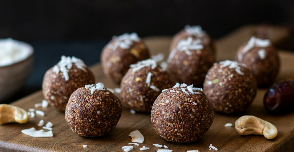 Teff & Cocoa Energy Bites