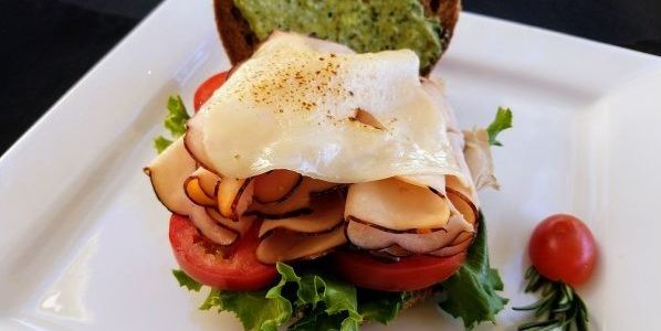 Poached Egg Turkey Sandwich