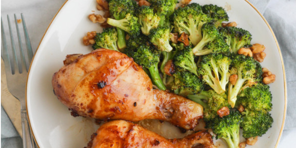 One-Pan Chicken and Broccoli.